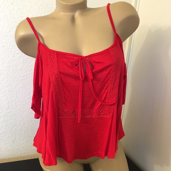 American Rag Medium Off the Shoulder Crop Top New