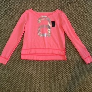 Pink Abercrombie kids sweatshirt