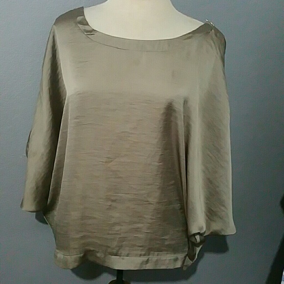 Metallic brown top