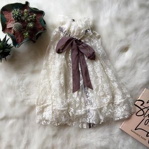 Free People lace tank top