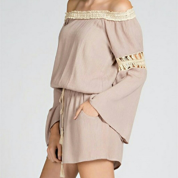 Clearance!!! Essential Romper Mocha - Picture 2 of 3