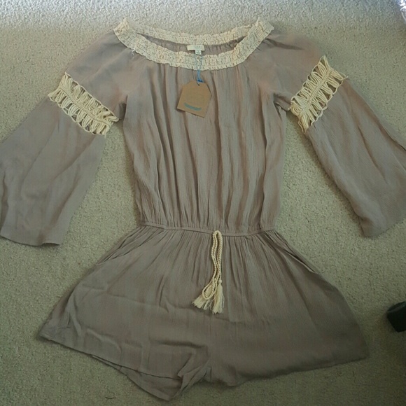 Clearance!!! Essential Romper Mocha - Picture 3 of 3