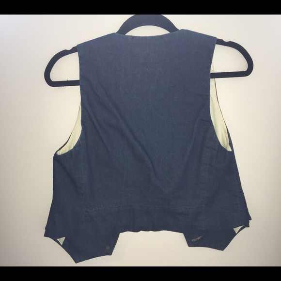 NWOT JOES JEAN DENIM VEST - Small - Picture 3 of 3