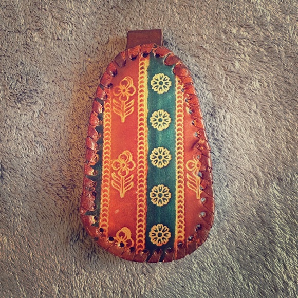 Brand new Handmade real lamb skin key holder