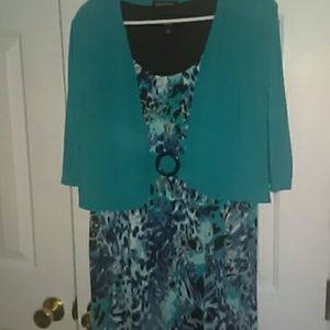 Silky Teal Dress