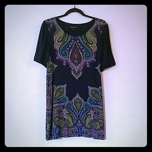 Paisley Tunic Top