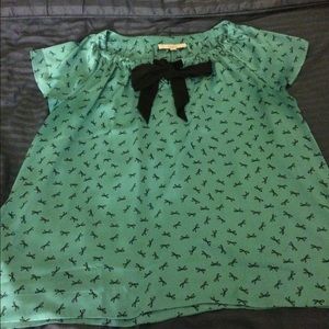 Ann Taylor Loft Bow Blouse