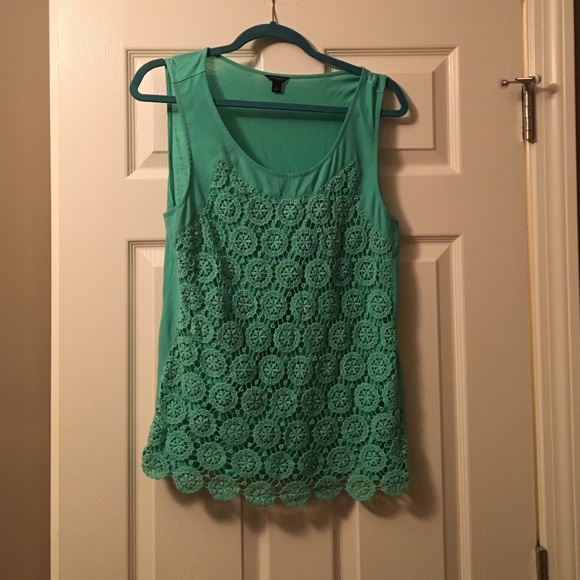 Turquoise Ann Taylor tank