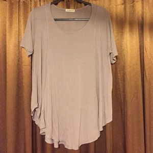 Flowy flaired tee shirt