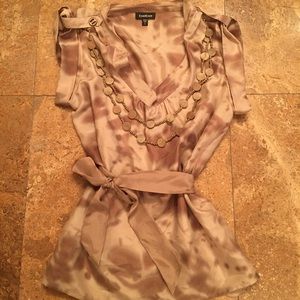 Bebe beaded tunic top small