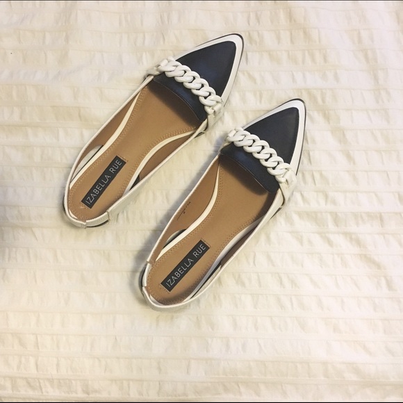 Slingback Loafer | BLACK/WHITE