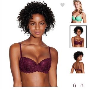 PINK THE DATE PUSH-UP BRA NEVER WORN