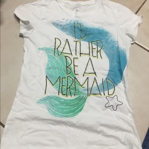 "Id rather be a mermaid" size xs
