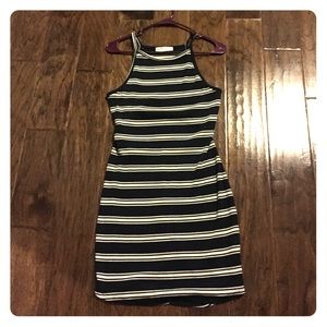 NWOT Navy striped Hollister dress.