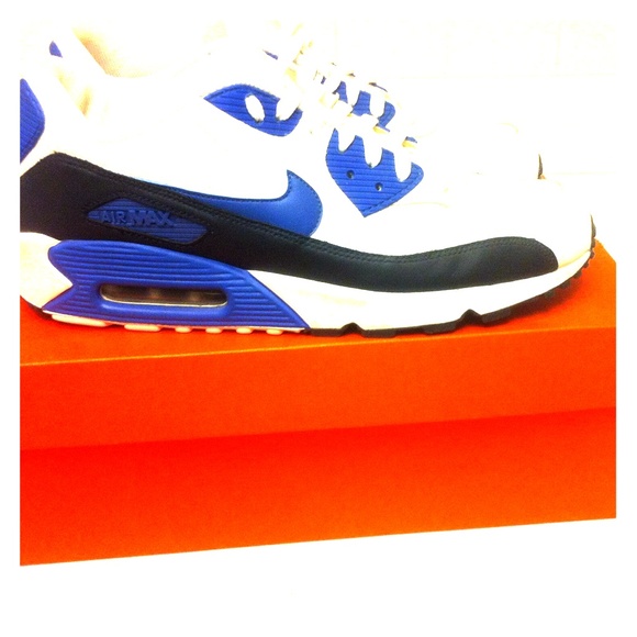 Mens Nike Air Max 90 Size 10 Royal Blue/Navy Blue