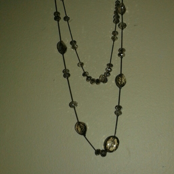 Long layered necklace