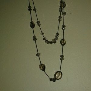 Long layered necklace