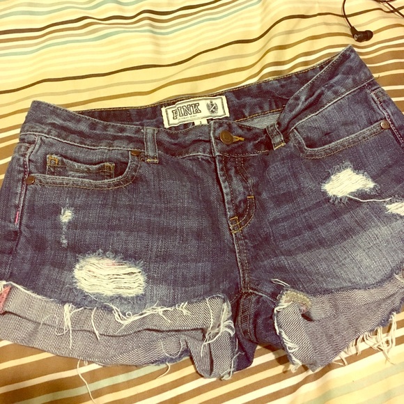 PINK Victoria's Secret Pants - VS Pink denim shorts