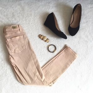 Paige 🎀 blush pink skinny jeans