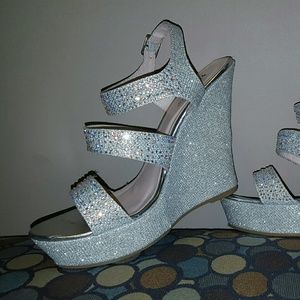 Silver wedges