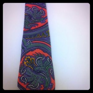 Polo Ralph Lauren Paisley Neck Tie Pink/Green/Purp