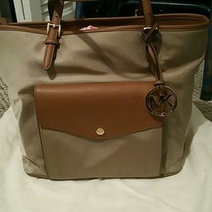 Authentic Michael Kors large tote bag
