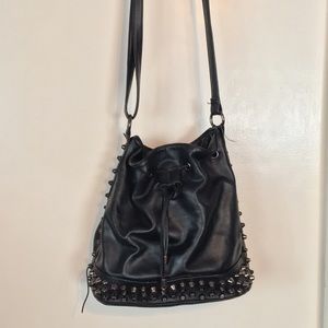 Forever 21 studded bucket bag