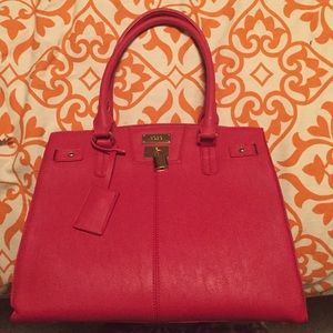 BCBG red handbag