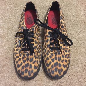 Cheetah print vans size 8.5 BRAND NEW