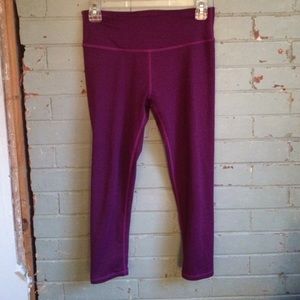 Purple Fabletics workout pants