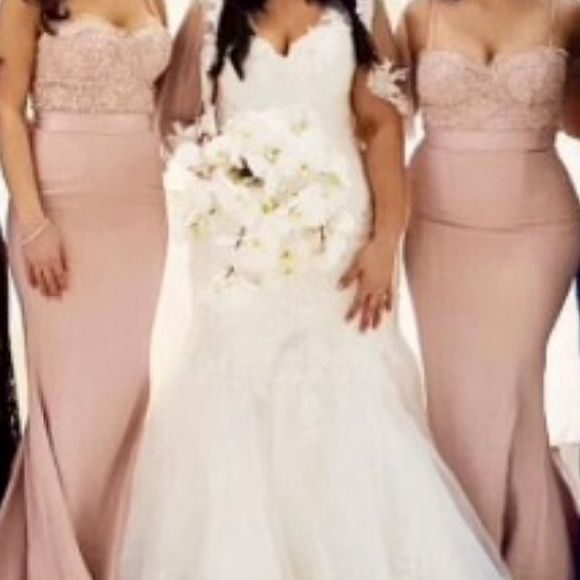 Blush prom/bridesmaid gown