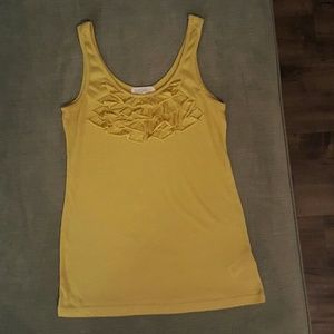 Mustard yellow tank