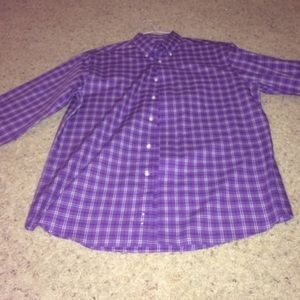 Men's Plaid button down shirt