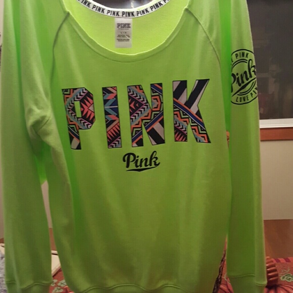 Yellow PINK pullover