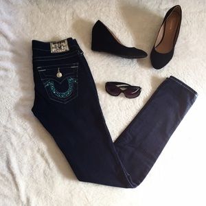 True Religion🌀skinny jeans- Swarovski crystals💎