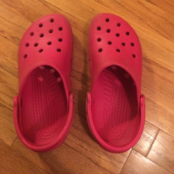 Pink Crocs