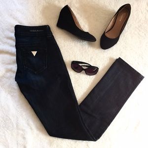 Guess premium❕straight leg- Swarovski crystals💎