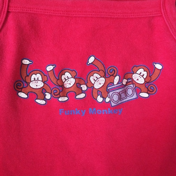 Funky Monkey Red Tank - Picture 3 of 3