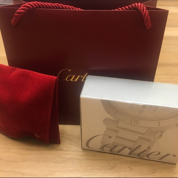 Authentic Cartier packaging, case & cleaning kit