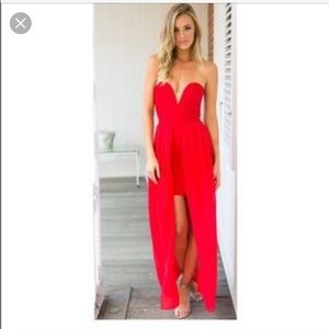 Sexy Mura boutique red dress size Medium