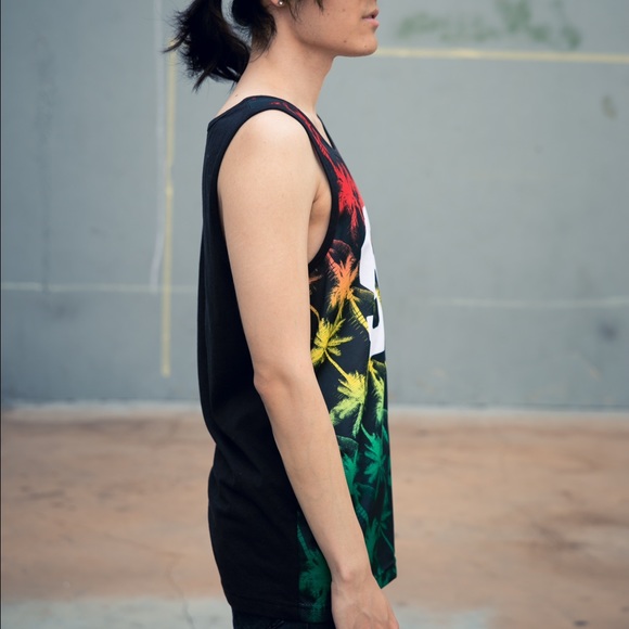 Hot Topic Shirts - ✔Final✔Palm Tree Color Tank Top Shirt Unisex Beach Hot Topic Shirts - ✔Final✔Palm Tree Color Tank Top Shirt Unisex Beach
