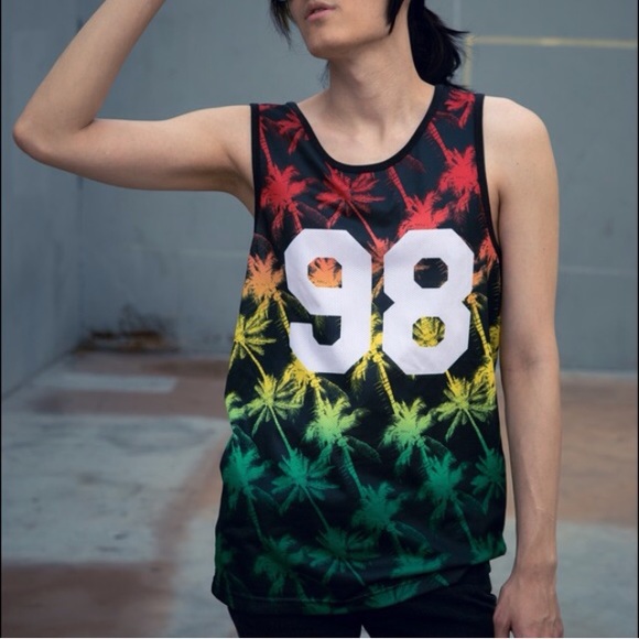 Hot Topic Shirts - ✔Final✔Palm Tree Color Tank Top Shirt Unisex Beach Hot Topic Shirts - ✔Final✔Palm Tree Color Tank Top Shirt Unisex Beach