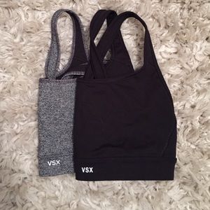 Two VSX sport bras