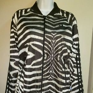Adidas Originals Super girl Trefoil Zebra Jacket