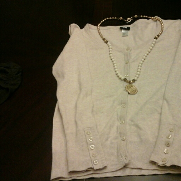 H & M  light brown cardigan