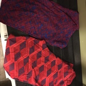 LuLa Roe Long & Curvy Leggings - Set of 2 $40