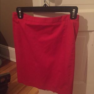 red pencil skirt
