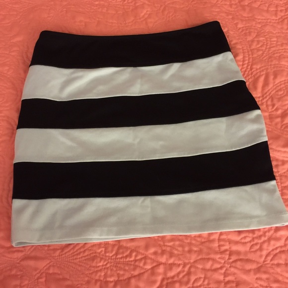 Black and White Skirt