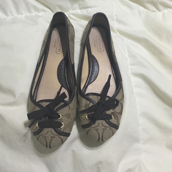 Coach Shoes - Coach Flats brown shoes