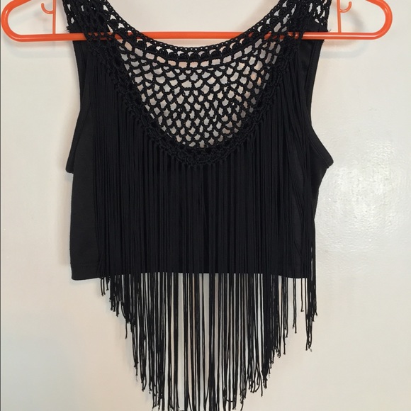 Forever 21 fringe crop